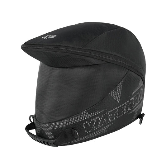 Motorcycle adventure helmet bag black