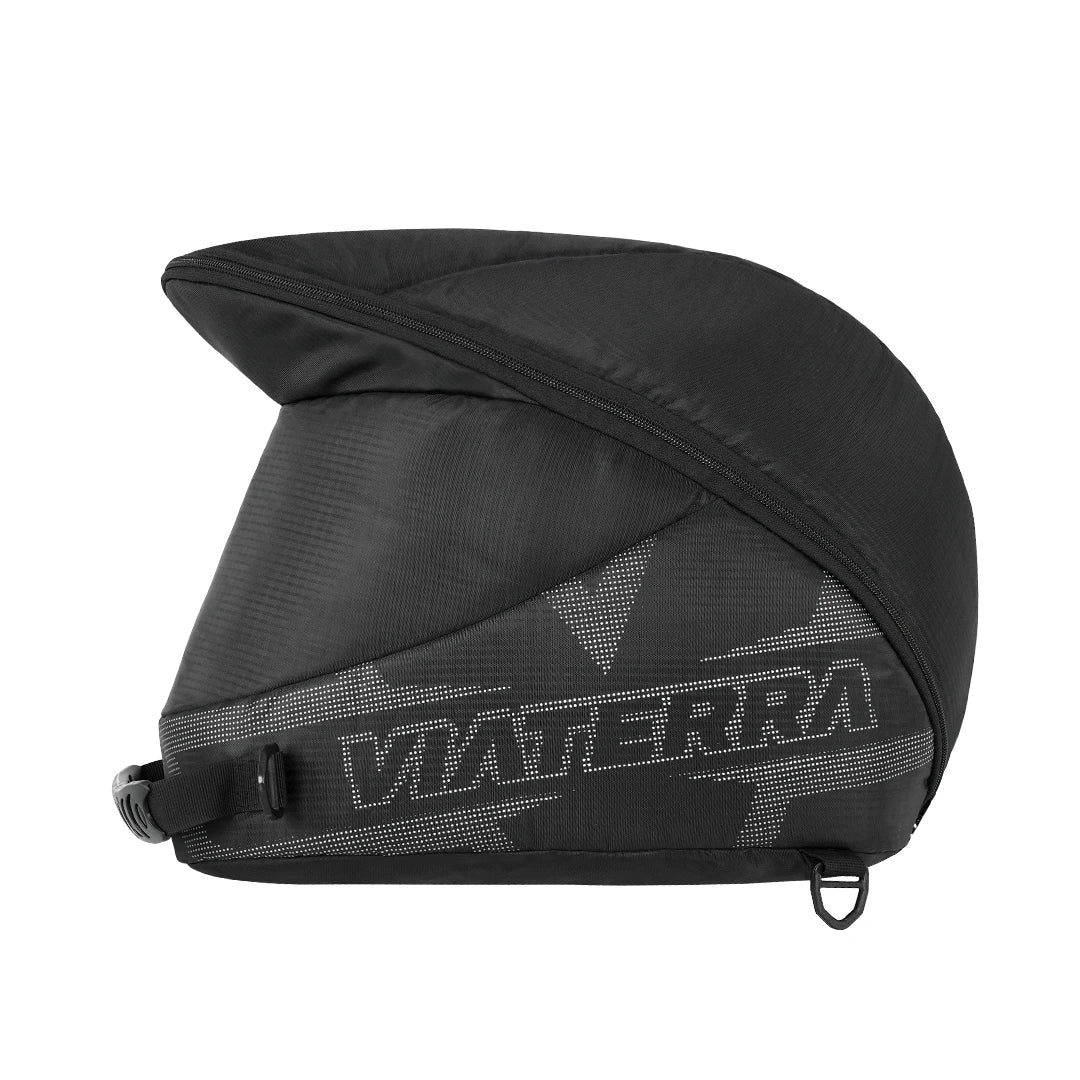 Motorcycle adventure helmet bag black