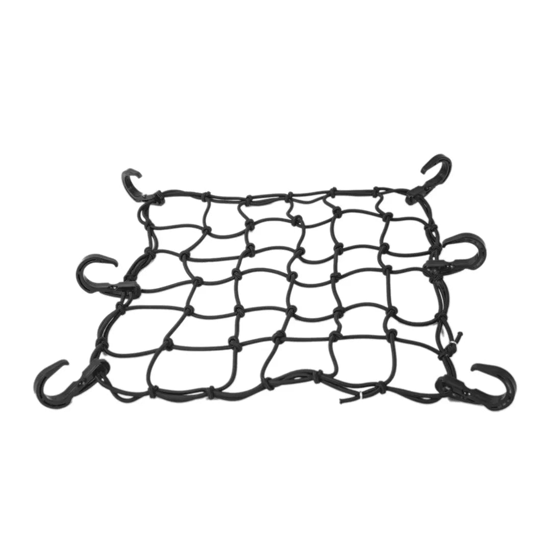 Motorcycle luggage tie down bungee net black 