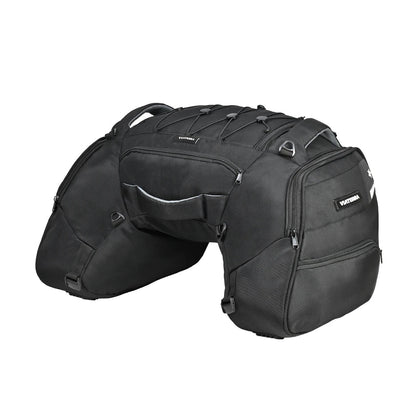Motorcycle sports touring waterproof universal 64L black tail bag