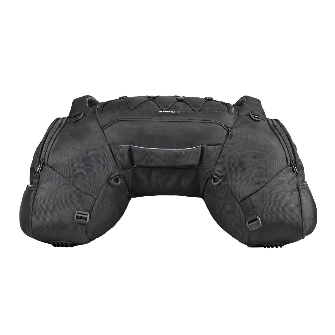 Motorcycle sports touring waterproof universal 64L black tail bag