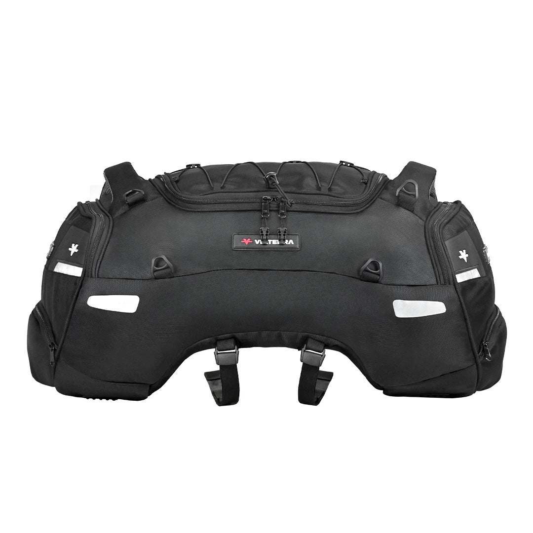 Motorcycle sports touring waterproof universal 64L black tail bag