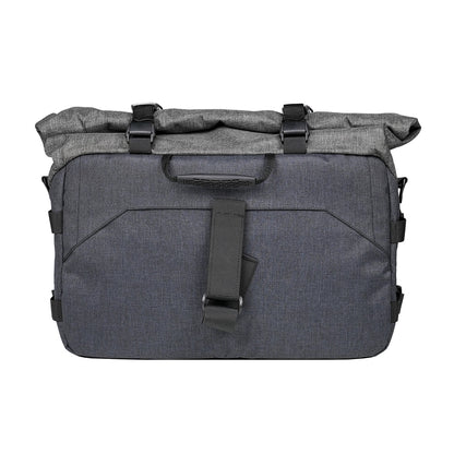 Motorcycle saddle bag 38L blue and silver made for triumph speed 400