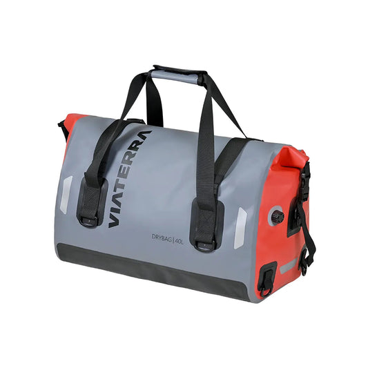 Motorcycle orange & grey waterproof drybag tailbag