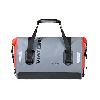 Motorcycle orange & grey waterproof drybag tailbag