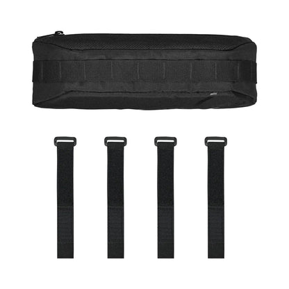 Motorcycle black  handlebar trailpack 
