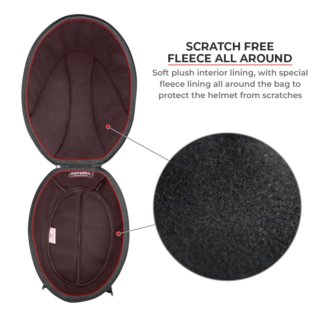 Motorcycle helmet bag black