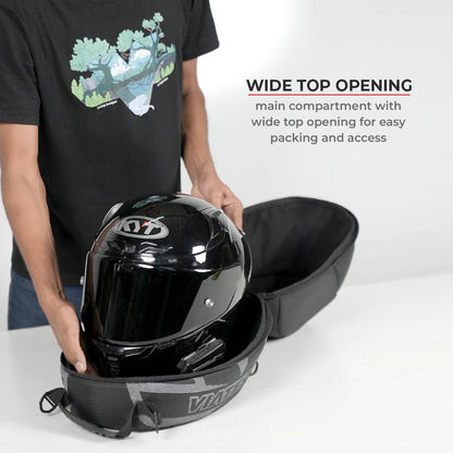 Motorcycle helmet bag black