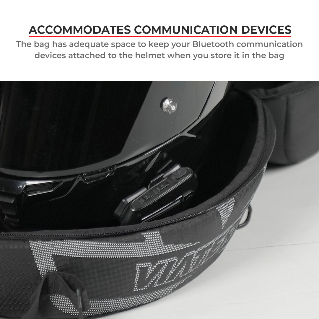 Motorcycle helmet bag black