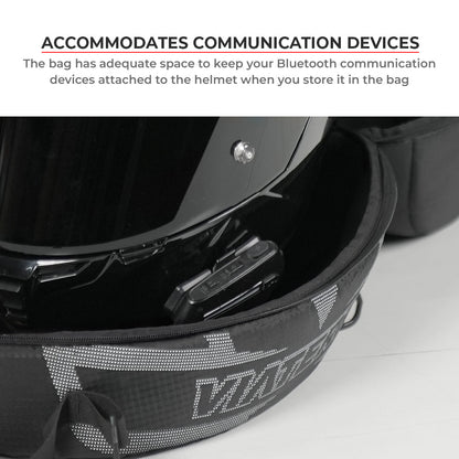 Motorcycle helmet bag black