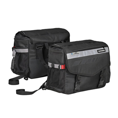 Motorcycle saddle bag 52L waterproof black 