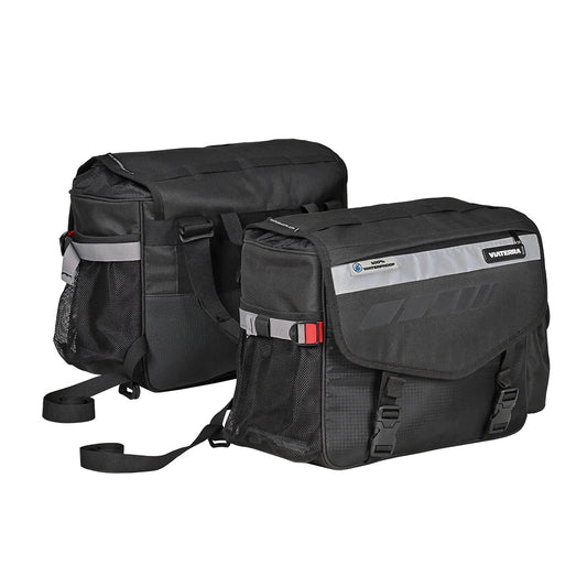 Motorcycle saddle bag 52L waterproof black 