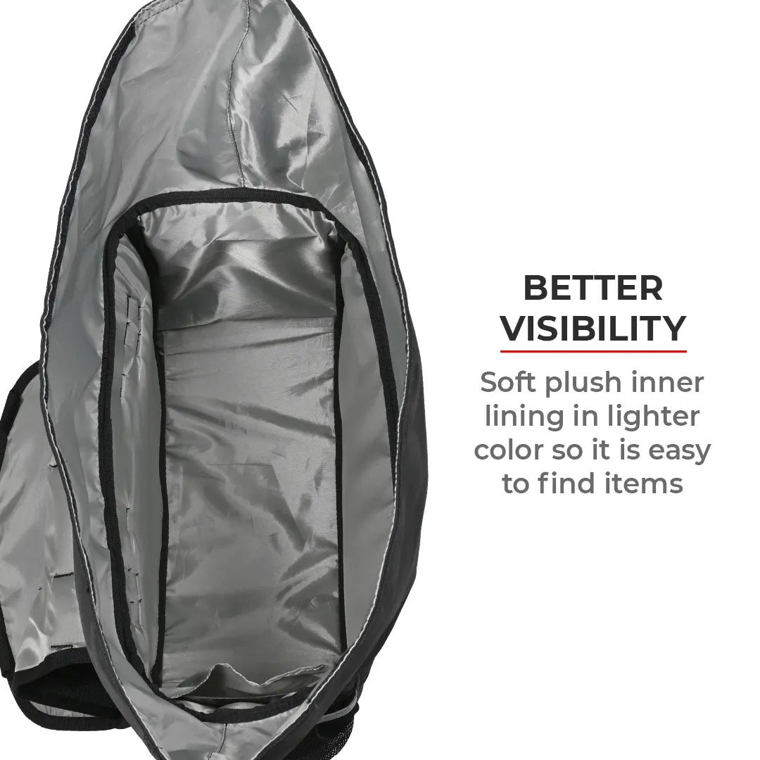 Motorcycle saddle bags 70L Black, waterproof, molle system, reinforced