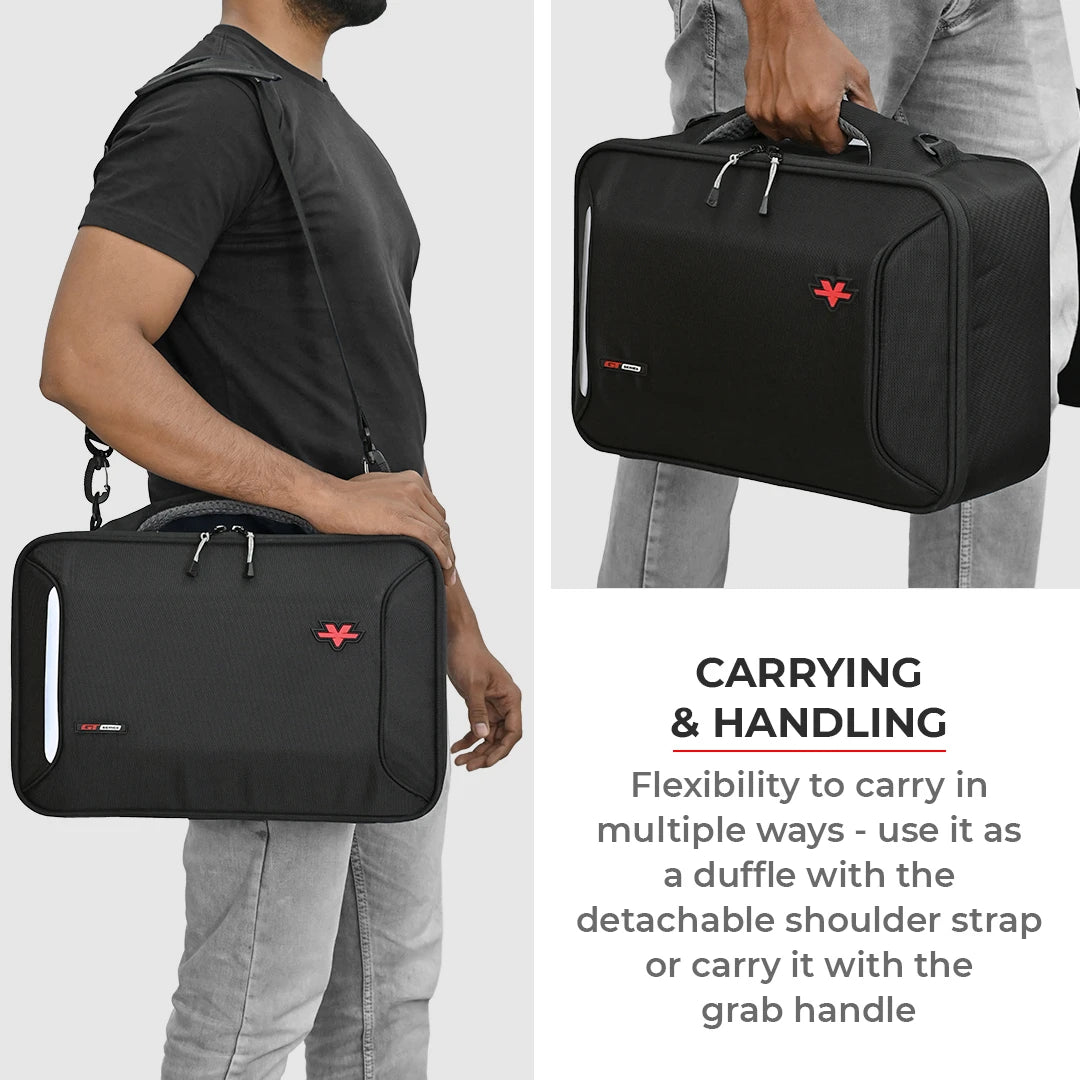 Motorcycle 30L black saddle bag 
