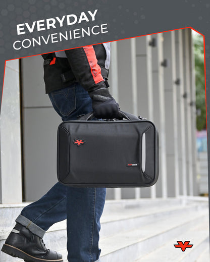 Motorcycle 30L black saddle bag 