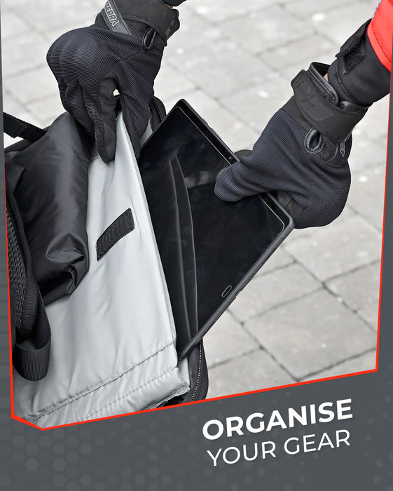 Motorcycle 30L black saddle bag 