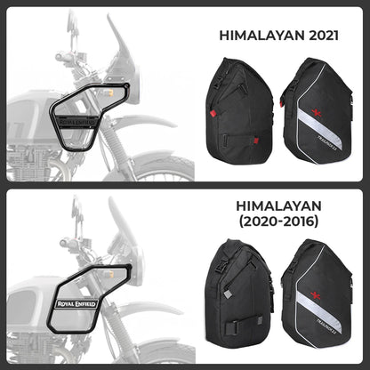 Motorycle waterproof  black trailpack for himalayan 411 2020