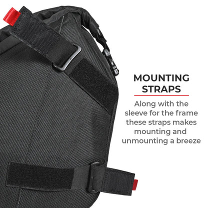 Motorycle waterproof  black trailpack for himalayan 411 2020