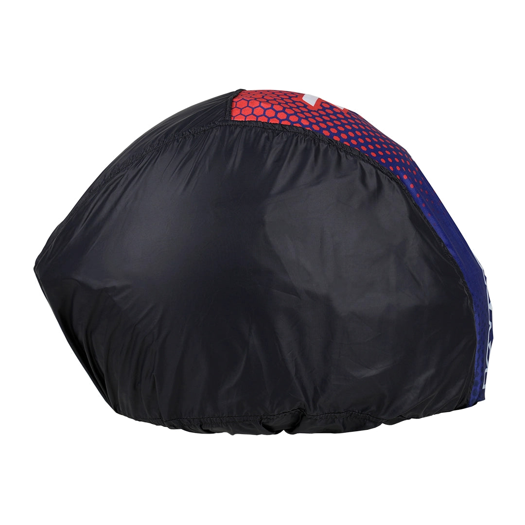 Motorcycle helmet bag red & blue