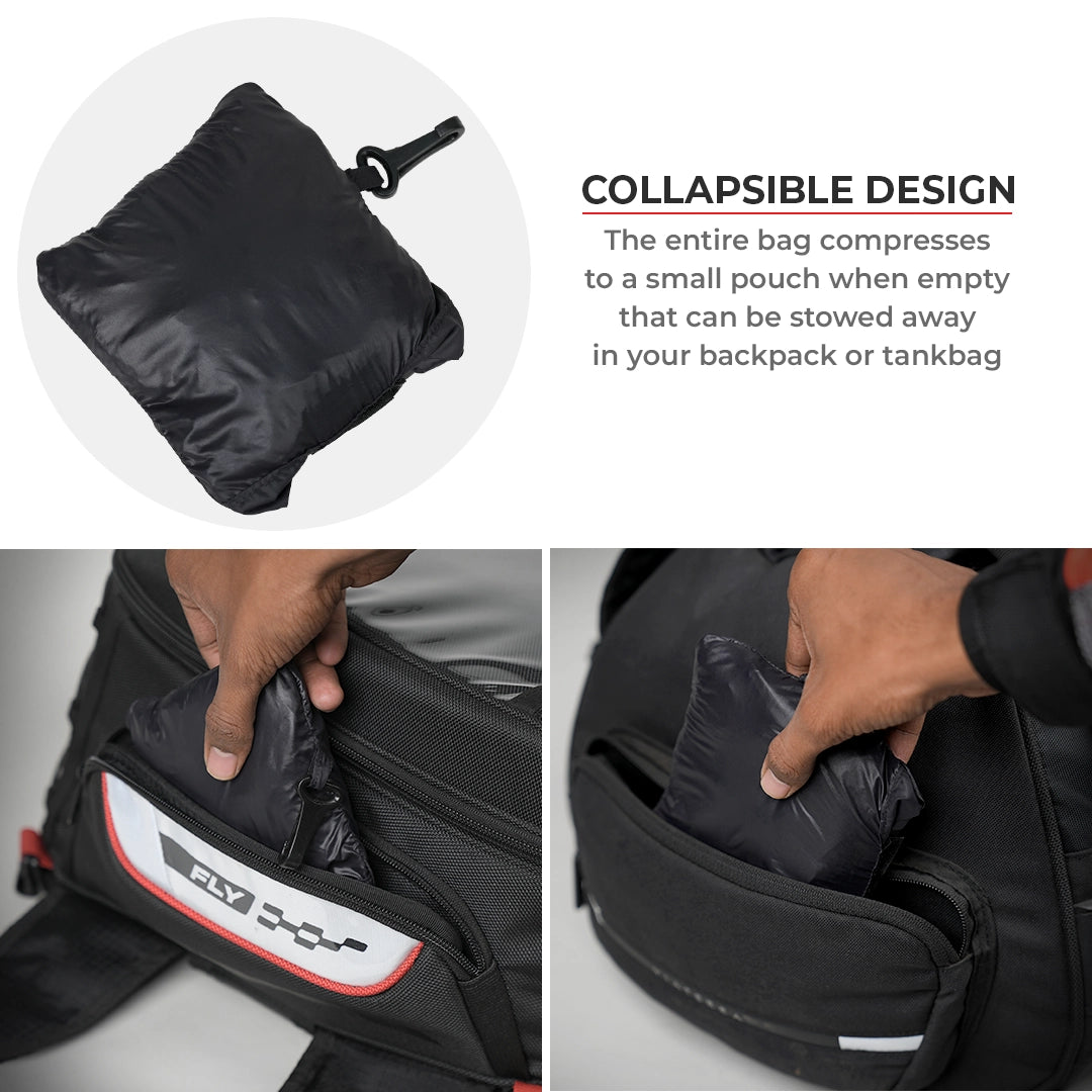 Motorcycle helmet bag red & blue