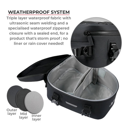 Motorcycle tail seat bag waterproof 6L waterproof
