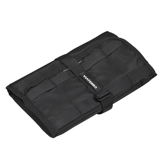 Motorcycle black tool storage pack bag 