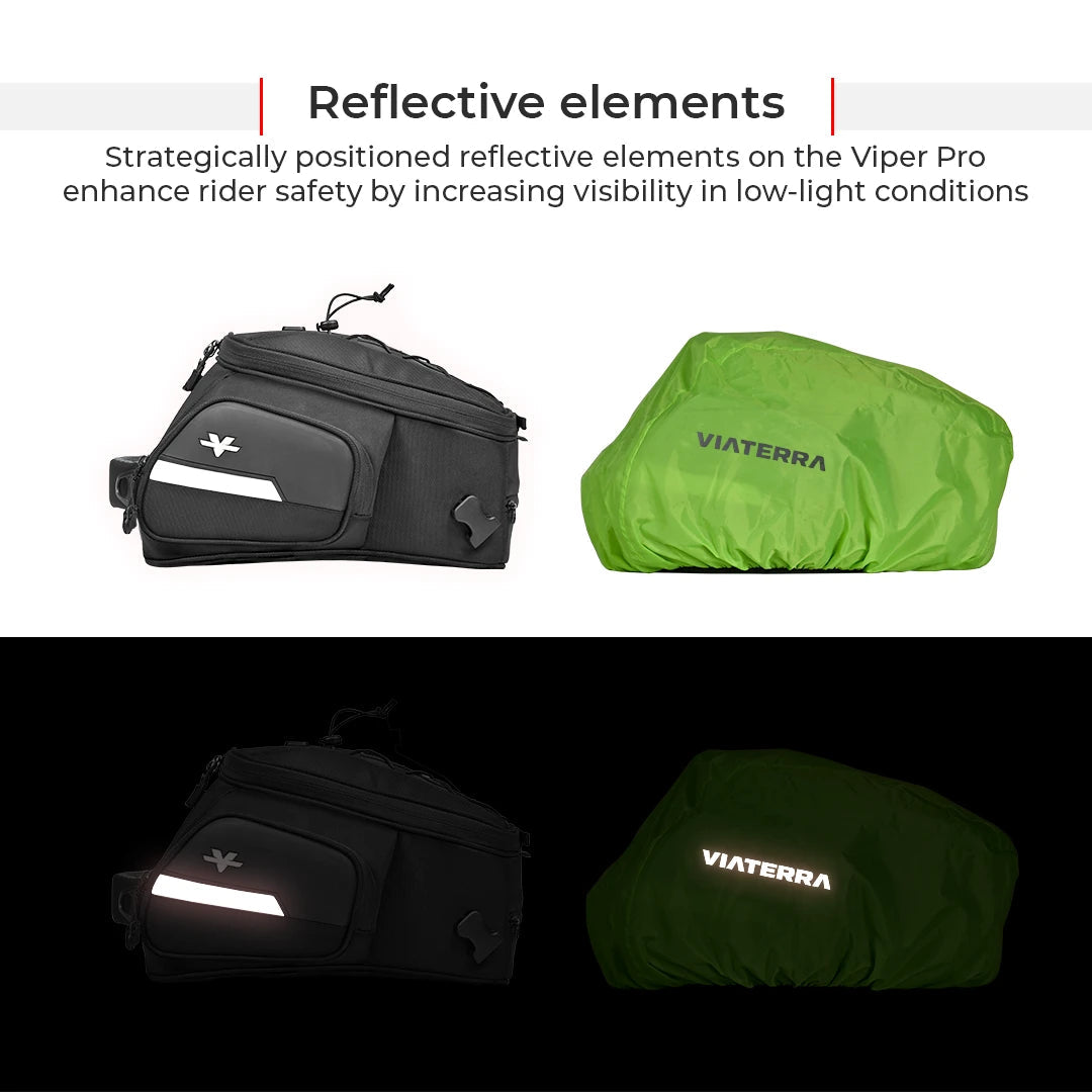 Motorcycle tank bag black 12L