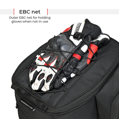 Motorcycle tank bag black 12L