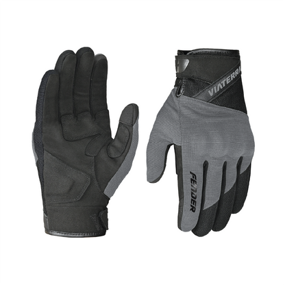 Motorcycle Urban mesh gloves grey black for daily use 