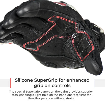 Motorcycle semi gauntlet hybrid gloves black - urban / knox sps / scaphoid protect