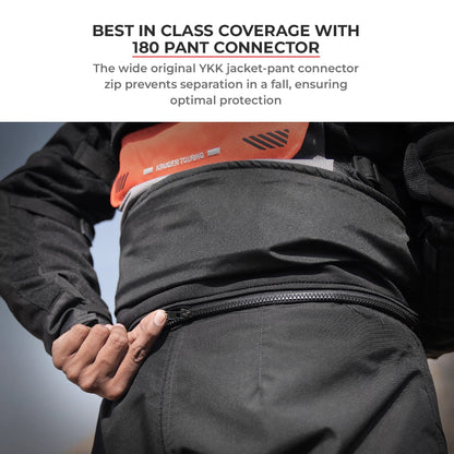 Motorcycle riding pants black - cordura, mesh, ripstop 