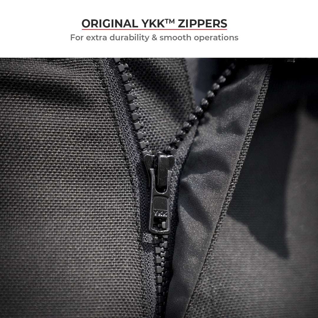 Motorcycle riding pants black - cordura, mesh, ripstop 