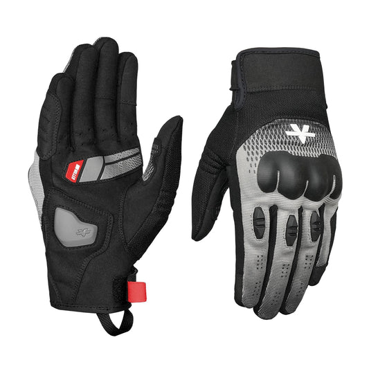 Motorcycle urban riding glove black - phone touch, lightweight, all day comfort