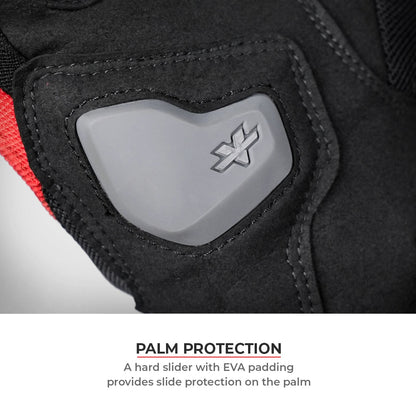 Motorcycle urban riding glove black - phone touch, lightweight, all day comfort