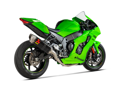Kawasaki zx10r Racing line carbon full system akrapovic motorcycle exhaust