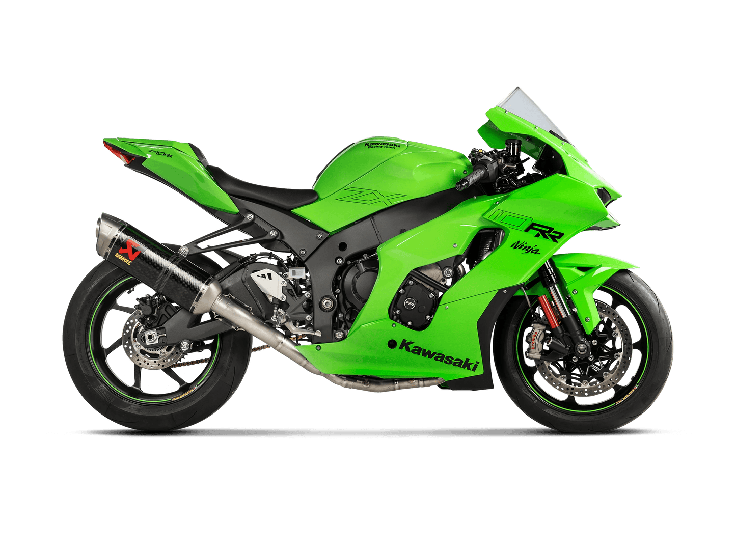Kawasaki zx10r Racing line carbon full system akrapovic motorcycle exhaust