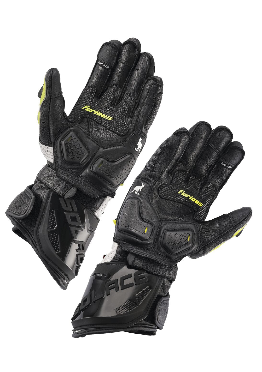 Solace Furious Gloves V3.0 CE Black Neon