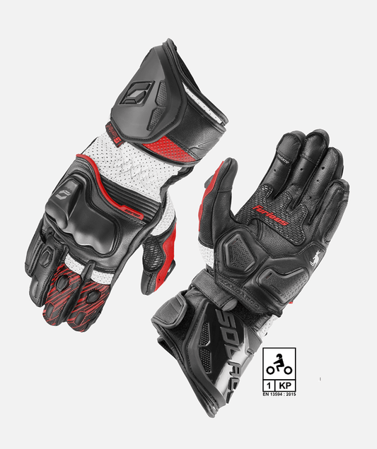 Solace Furious Gloves V3.0 CE White - Red