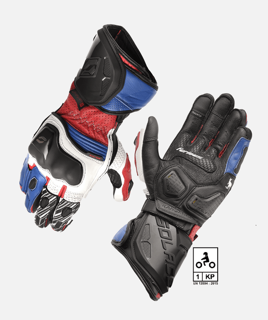 Solace Furious Gloves V3.0 CE White - Blue