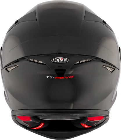 KYT TT Revo Plain Gloss Black