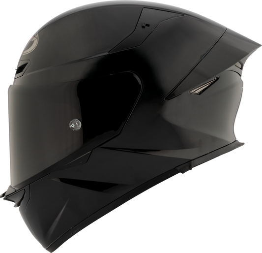 KYT TT Revo Plain Gloss Black