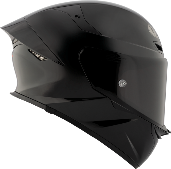 KYT TT Revo Plain Gloss Black
