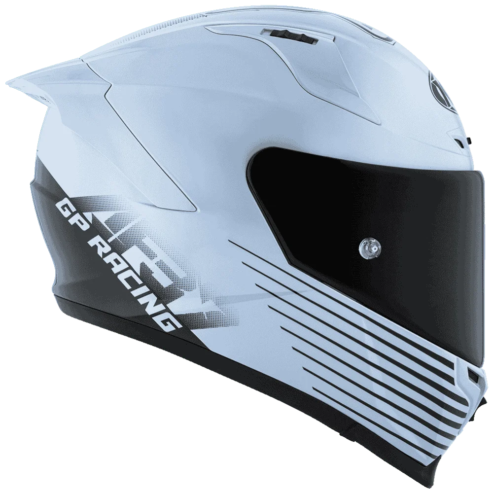 Motorcycle  Light sea blue anti-scratch treated visor pinlock helmet KYT striker