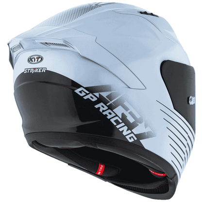Motorcycle  Light sea blue anti-scratch treated visor pinlock helmet KYT striker