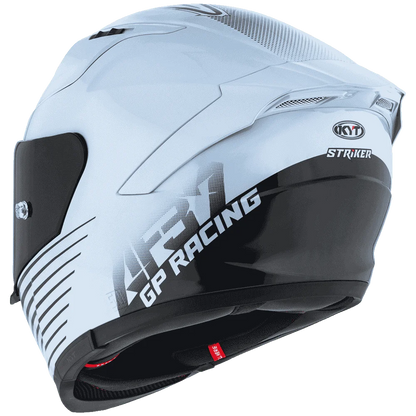 Motorcycle  Light sea blue anti-scratch treated visor pinlock helmet KYT striker
