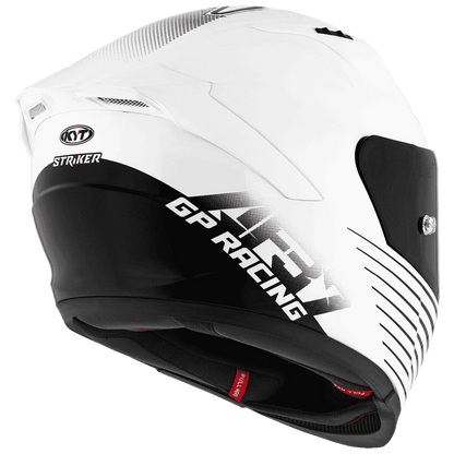 KYT Striker AF37 Livery White/Black Helmet