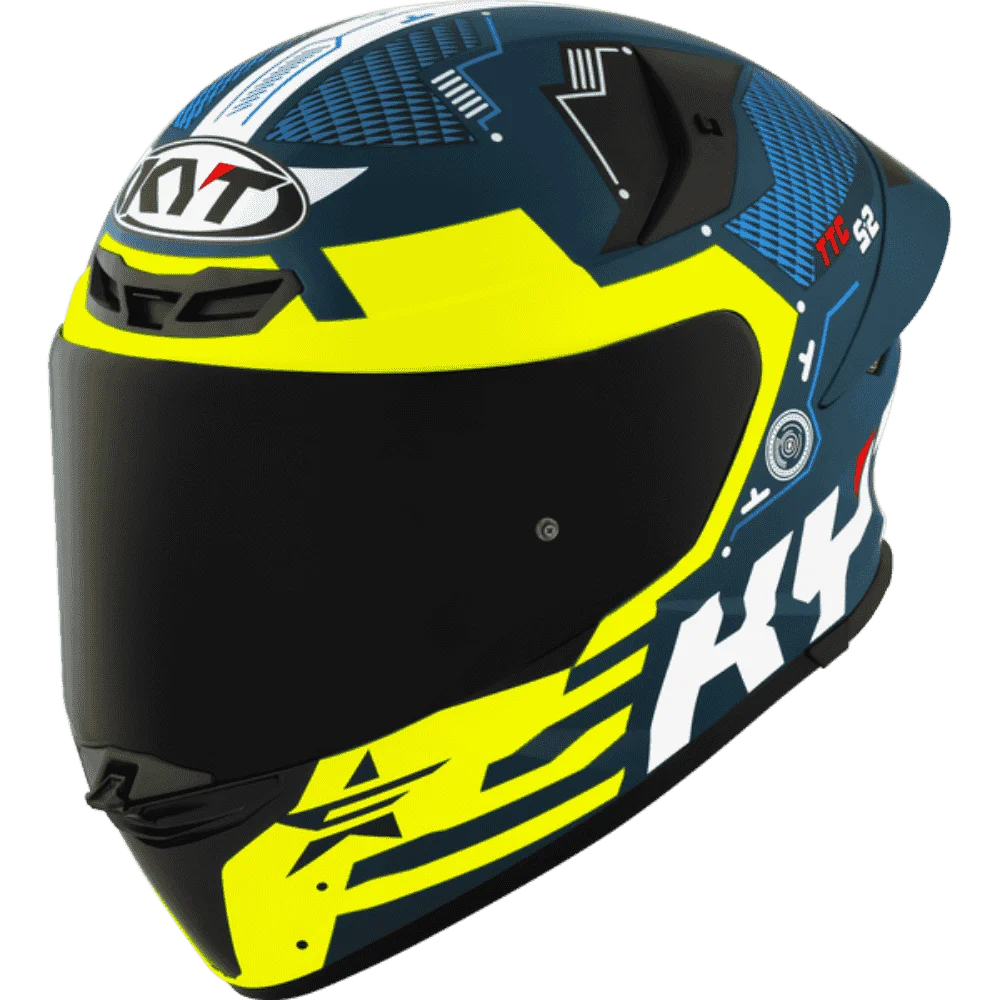 KYT TT-REVO FUSELAGE MATT YELLOW HELMET