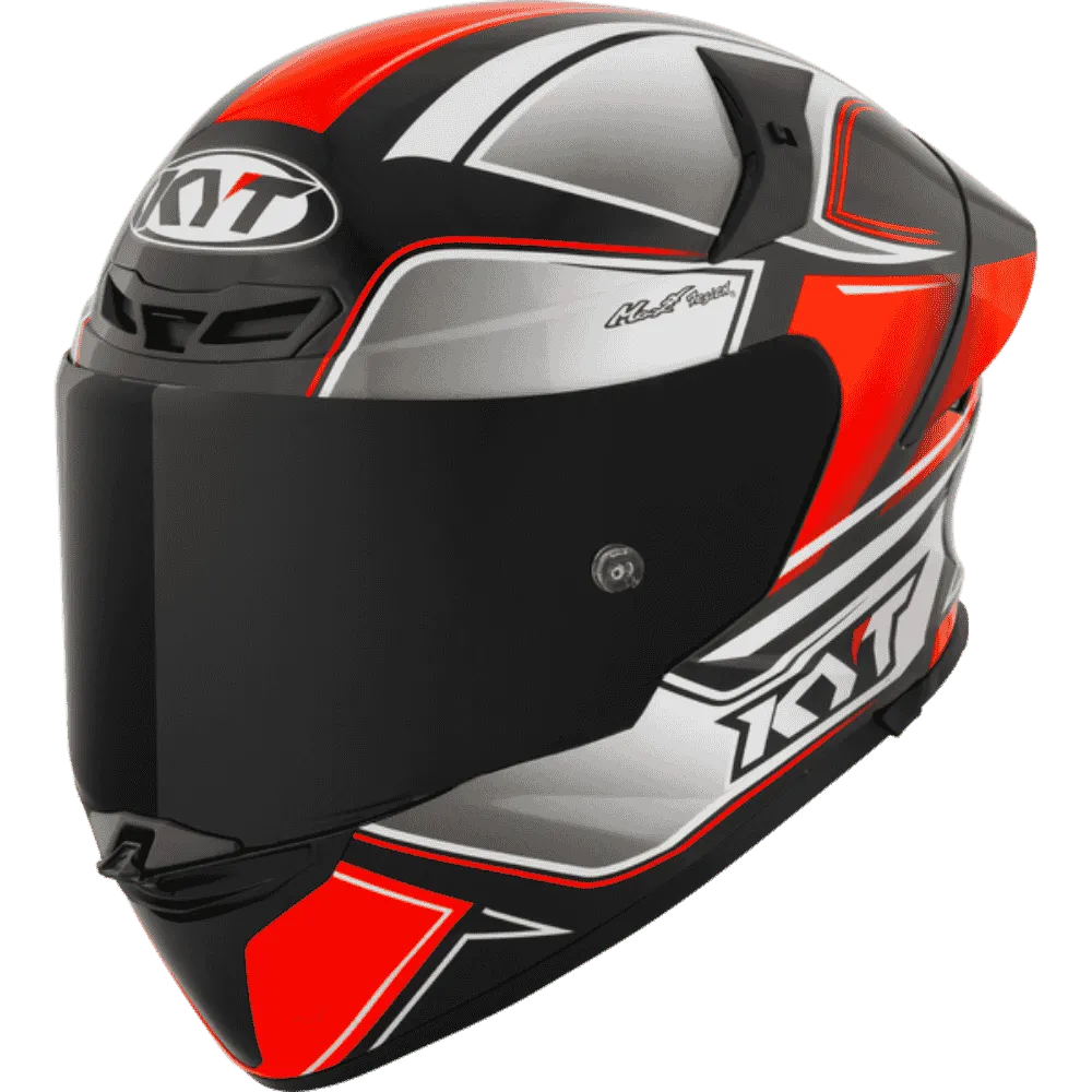 KYT TT-REVO TOURIST RED FLUO HELMET