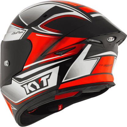 KYT TT-REVO TOURIST RED FLUO HELMET