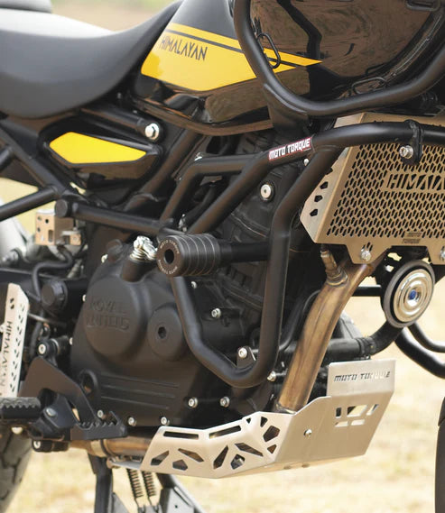 Motorcycle crash guard panther version black himalayan 450 royal enfield
